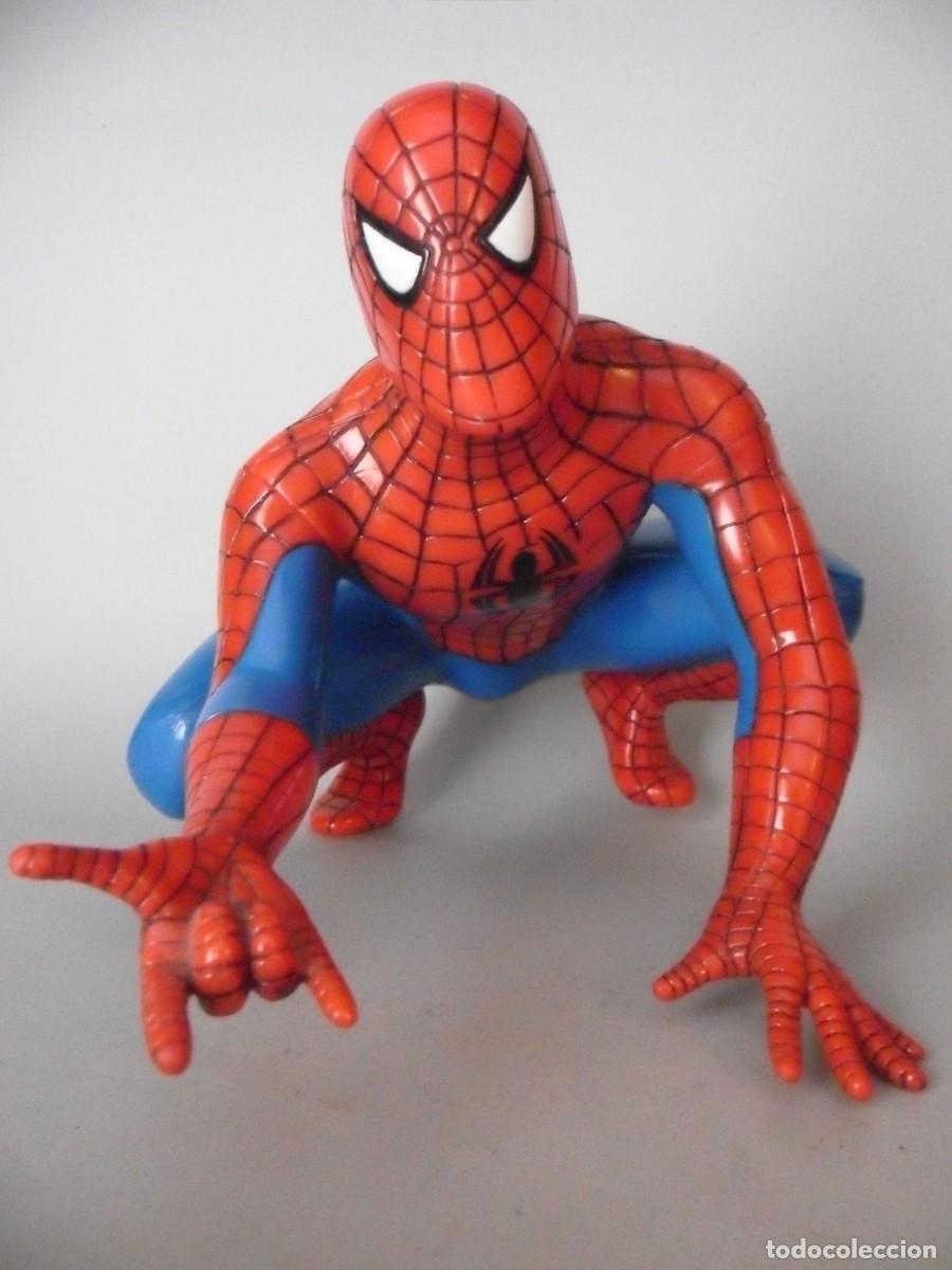 Figuras y mu&ntilde;ecos Marvel: SPIDERMAN FIGURA BOTELLA DE GOMA AIR-VAL INT MARVEL 2008 - Foto 1