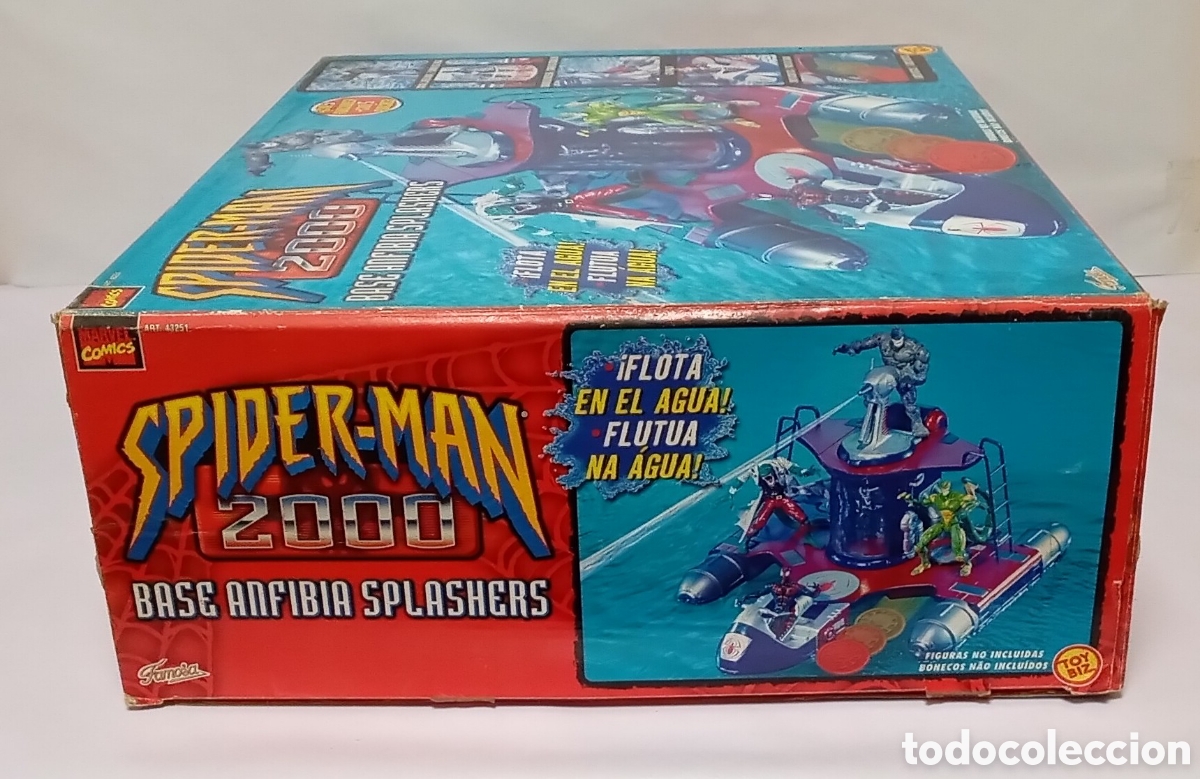 Figuras y mu&ntilde;ecos Marvel: Base anfibia splashers Spiderman 2000 Toy Biz Famosa - Foto 8