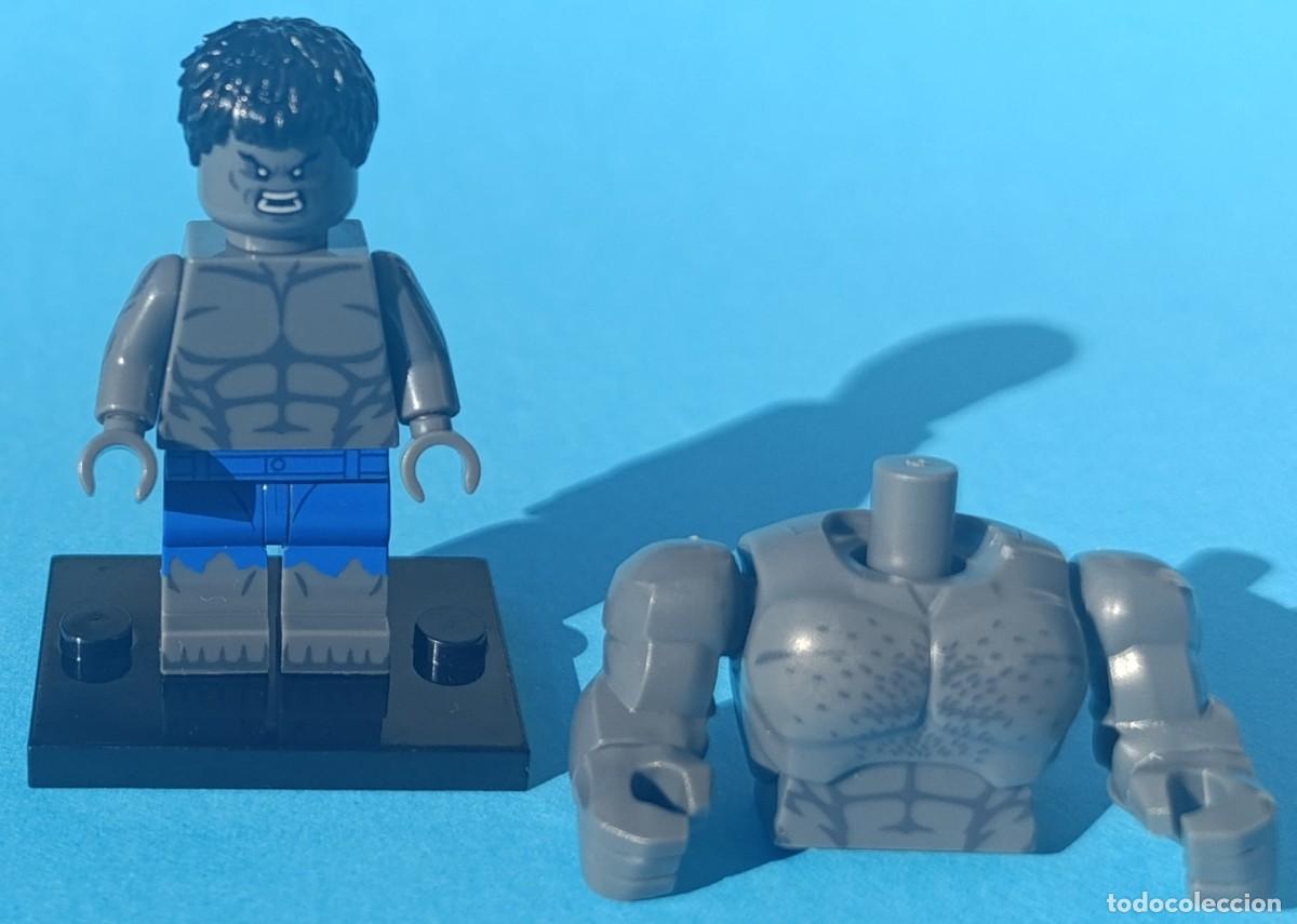 Figuras y mu&ntilde;ecos Marvel: Grey Hulk Joe Fixit (Marvel) Lego compat&iacute;vel minifiguras - Foto 3