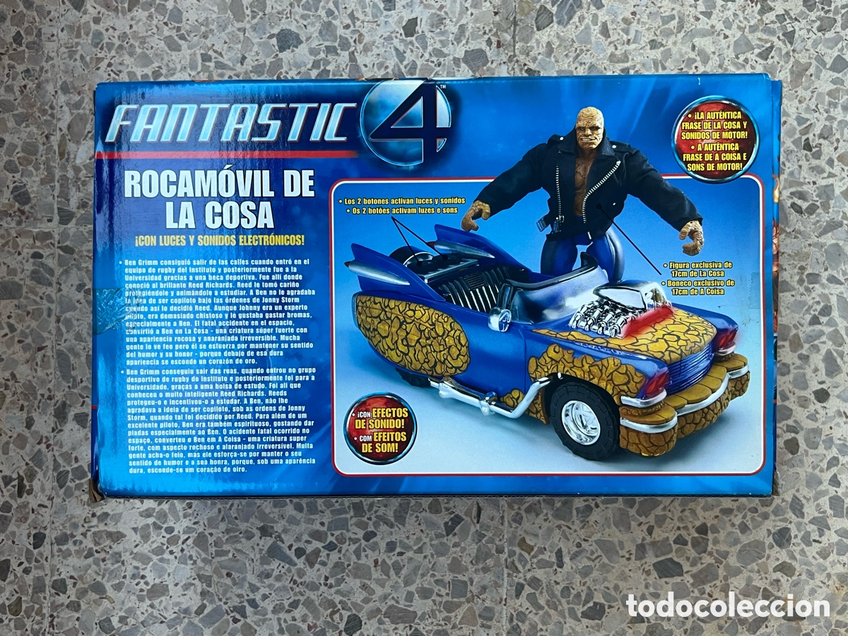 Figuras y mu&ntilde;ecos Marvel: Fantastic 4 - Rocamovil de la cosa - Con sonido y luces - Foto 2