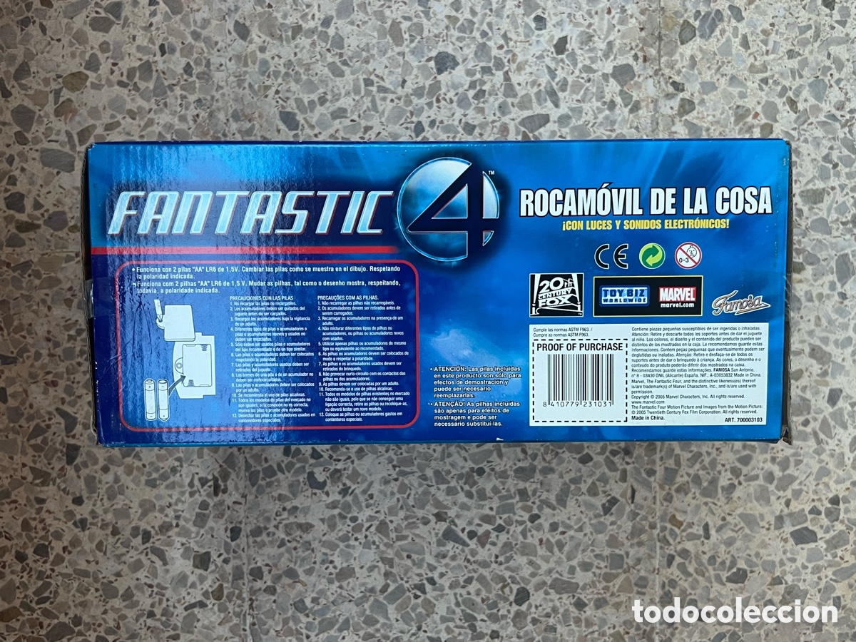 Figuras y mu&ntilde;ecos Marvel: Fantastic 4 - Rocamovil de la cosa - Con sonido y luces - Foto 5