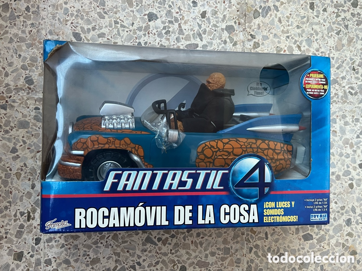 Figuras y mu&ntilde;ecos Marvel: Fantastic 4 - Rocamovil de la cosa - Con sonido y luces - Foto 1