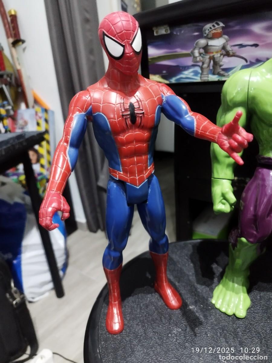 Figuras y mu&ntilde;ecos Marvel: 2 Figuras Marvel Spiderman y Hulk - Foto 4