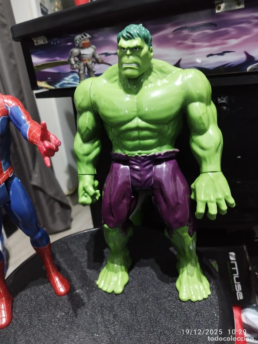 Figuras y mu&ntilde;ecos Marvel: 2 Figuras Marvel Spiderman y Hulk - Foto 5