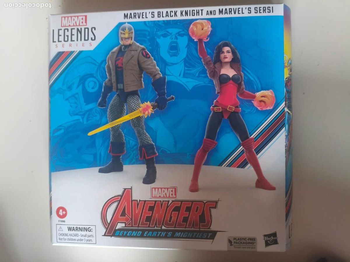 Figuras y mu&ntilde;ecos Marvel: Marvel Legends Sersi & Black Knight - Figuras de acci&oacute;n - Foto 1