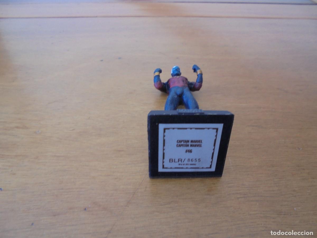 Figuras y mu&ntilde;ecos Marvel: FIGURA MARVEL PLOMO: CAPITAN MARVEL. EAGLEMOSS PUBLICATIONS LTD. 2011 CON FASC&Iacute;CULO Y CAJA ORIGINAL - Foto 3