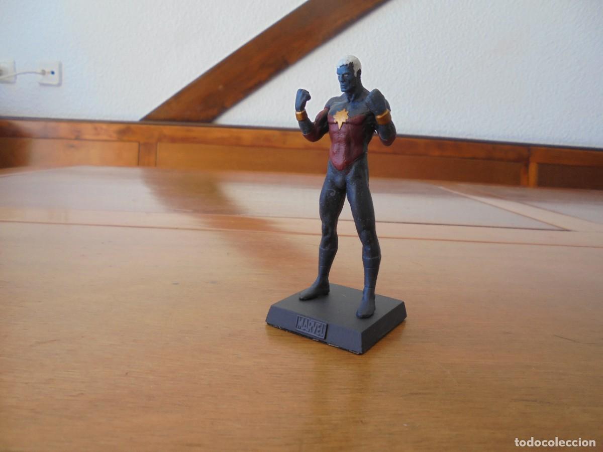 Figuras y mu&ntilde;ecos Marvel: FIGURA MARVEL PLOMO: CAPITAN MARVEL. EAGLEMOSS PUBLICATIONS LTD. 2011 CON FASC&Iacute;CULO Y CAJA ORIGINAL - Foto 14
