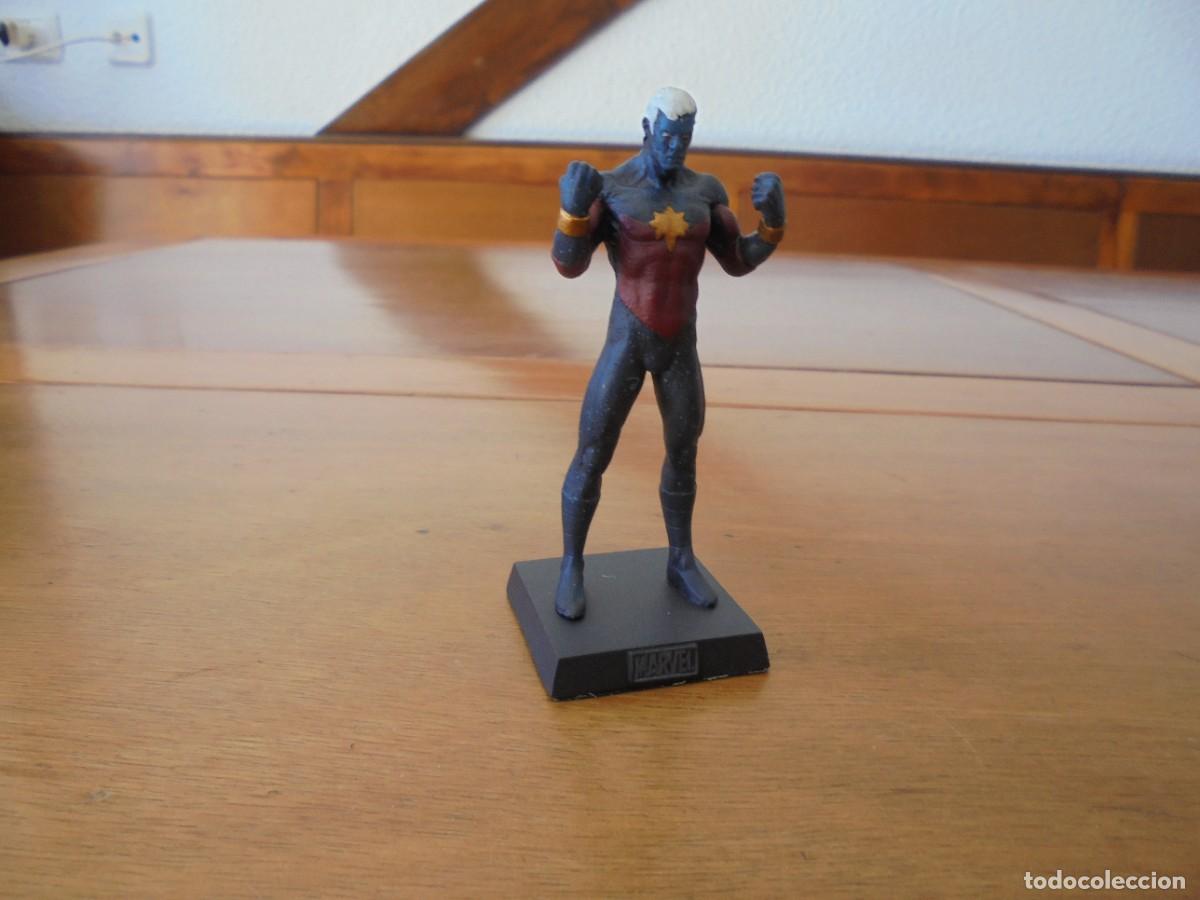Figuras y mu&ntilde;ecos Marvel: FIGURA MARVEL PLOMO: CAPITAN MARVEL. EAGLEMOSS PUBLICATIONS LTD. 2011 CON FASC&Iacute;CULO Y CAJA ORIGINAL - Foto 17