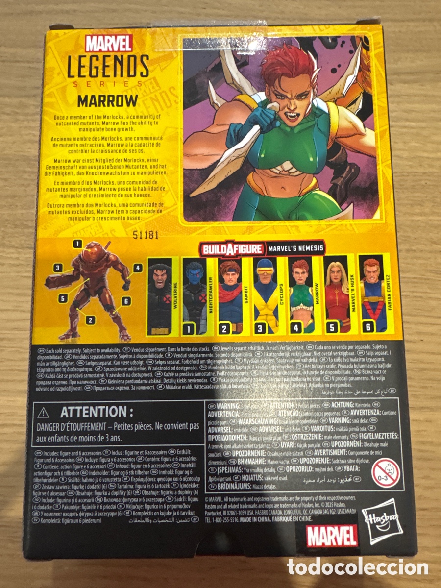 Figuras y mu&ntilde;ecos Marvel: Figura Marrow BAF Marvel&rsquo;s Nemesis Marvel Legends - Foto 2
