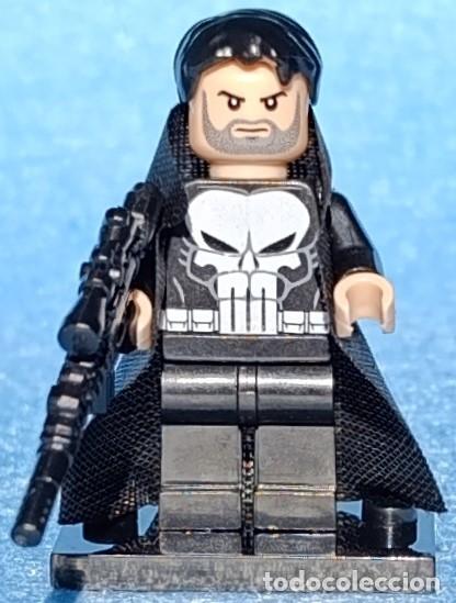 Figuras y mu&ntilde;ecos Marvel: Punisher Cl&aacute;ssico (Marvel) Lego compat&iacute;vel minifiguras - Foto 2