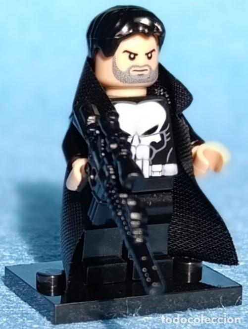 Figuras y mu&ntilde;ecos Marvel: Punisher Cl&aacute;ssico (Marvel) Lego compat&iacute;vel minifiguras - Foto 6