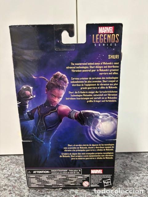 Figuras y mu&ntilde;ecos Marvel: MARVEL LEGENDS : BLACK PANTHER . FIGURA shuri. NUEVA - Foto 2