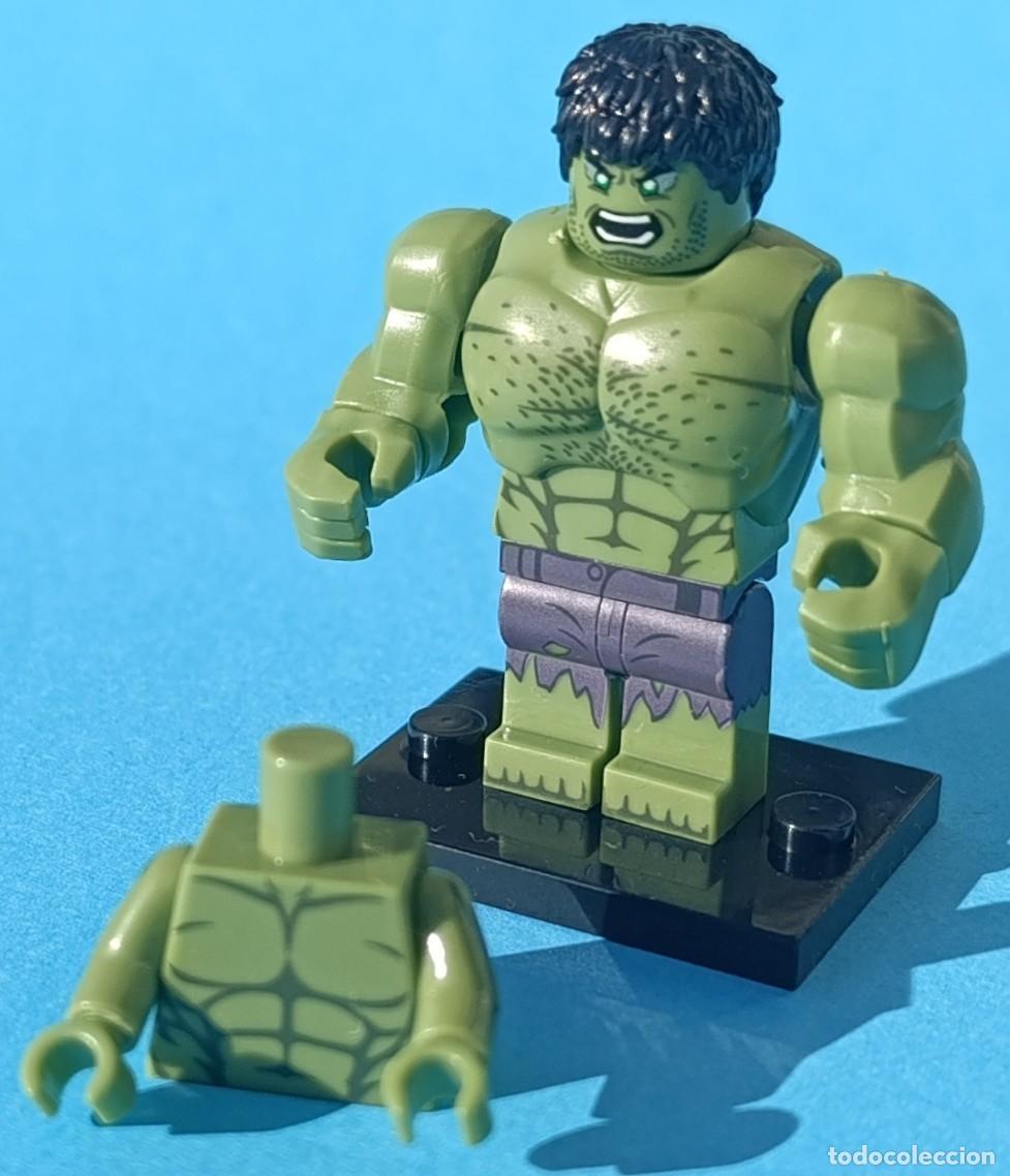 Figuras y mu&ntilde;ecos Marvel: Hulk v2 (Avengers) (Marvel) Lego compat&iacute;vel minifiguras - Foto 1