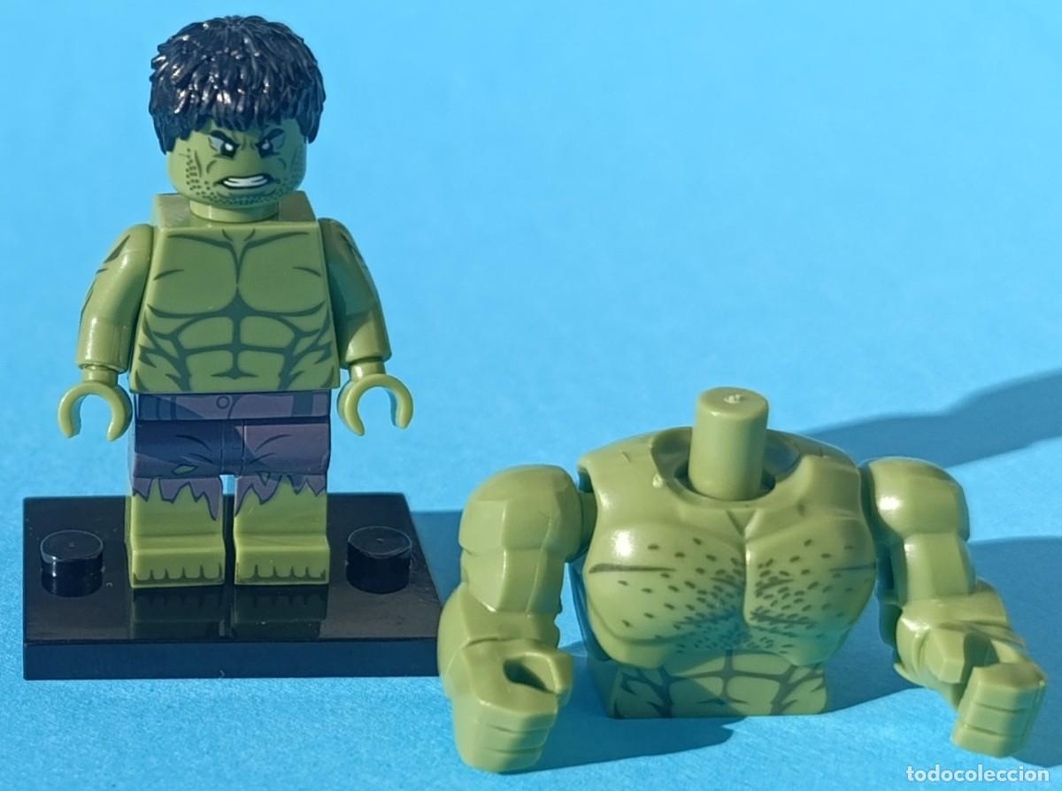 Figuras y mu&ntilde;ecos Marvel: Hulk v2 (Avengers) (Marvel) Lego compat&iacute;vel minifiguras - Foto 7