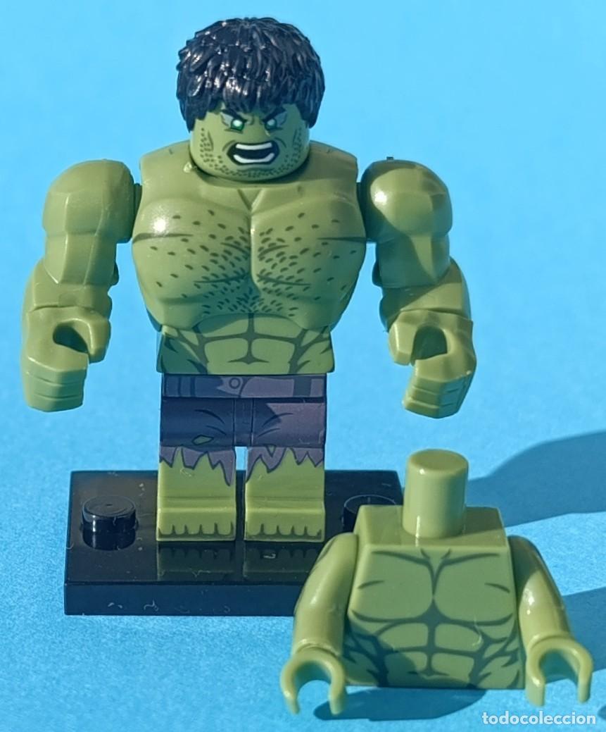 Figuras y mu&ntilde;ecos Marvel: Hulk v2 (Avengers) (Marvel) Lego compat&iacute;vel minifiguras - Foto 2