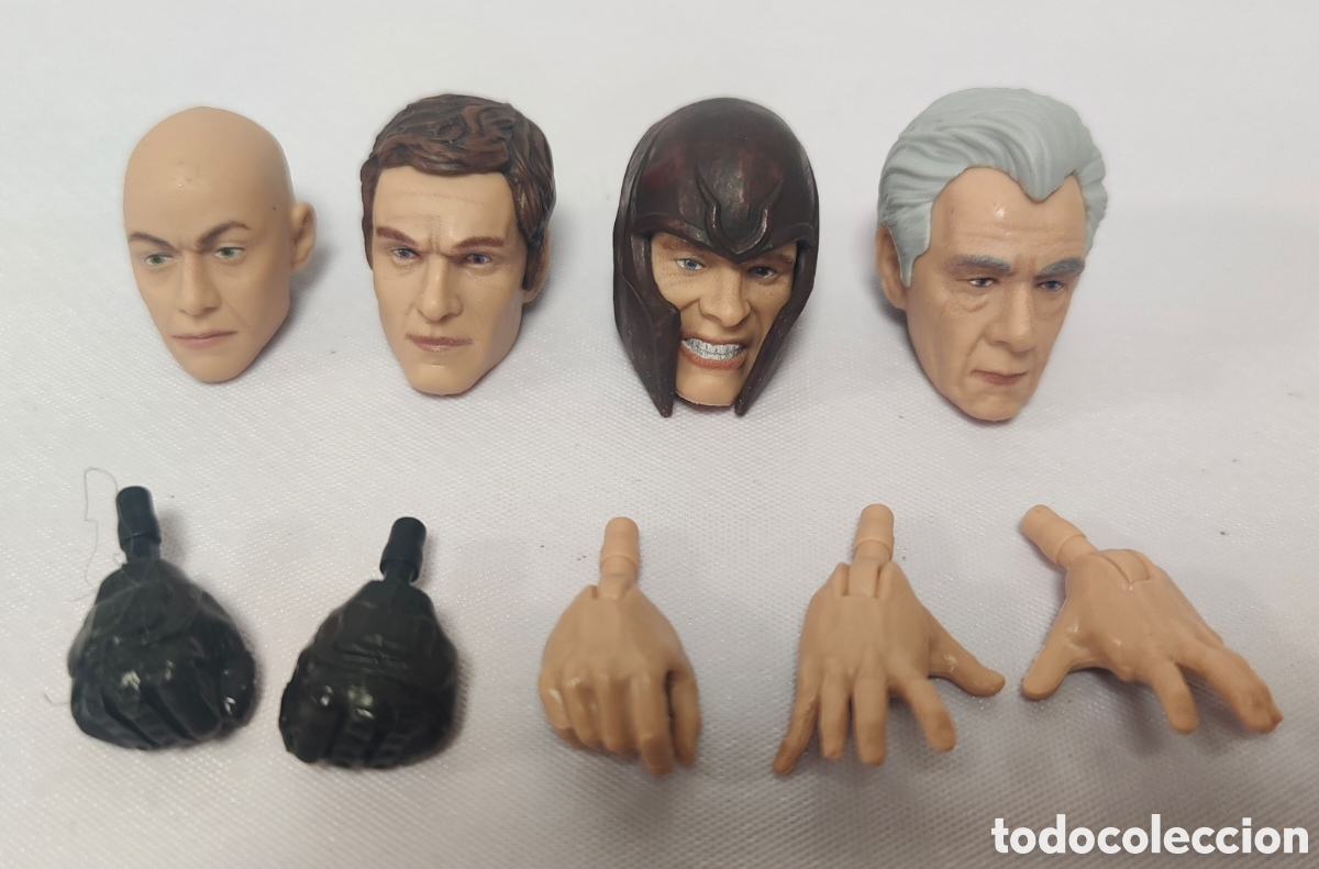 Figuras y mu&ntilde;ecos Marvel: Lote piezas Magneto profesor x Marvel Legends Hasbro 2020 - Foto 1