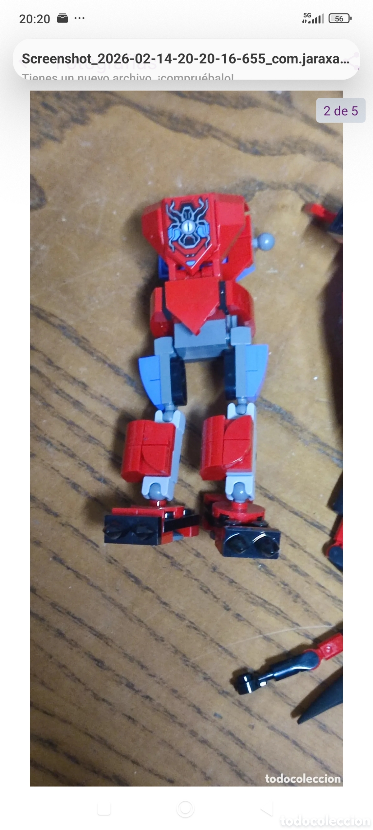 Figuras y mu&ntilde;ecos Marvel: Piezas lego para figura posiblemente Marvel. - Foto 2