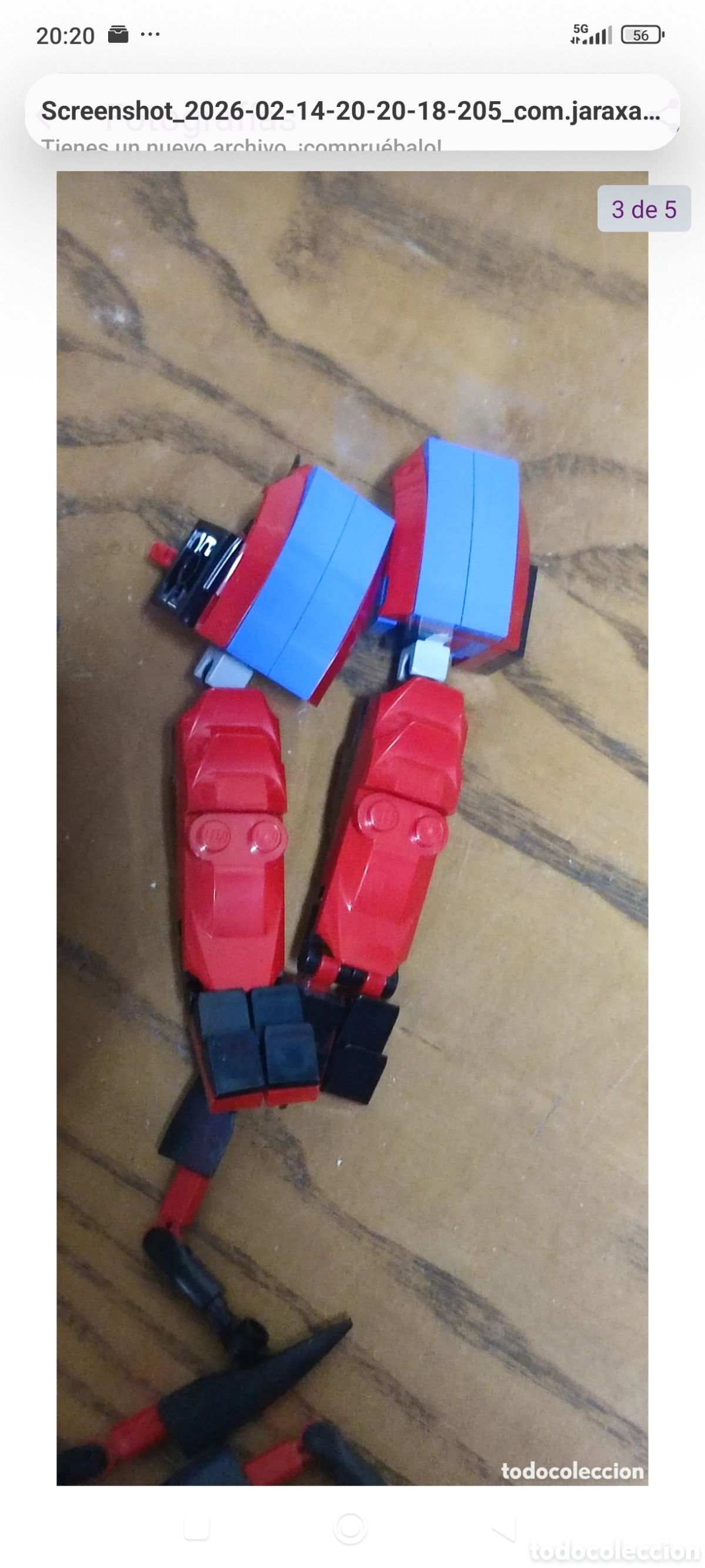 Figuras y mu&ntilde;ecos Marvel: Piezas lego para figura posiblemente Marvel. - Foto 3