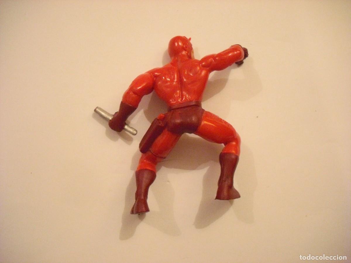 Figuras y mu&ntilde;ecos Marvel: FIGURA DE GOMA DD DARE DEVIL DAN DEFENSOR MARVEL. 10 CM - Foto 2