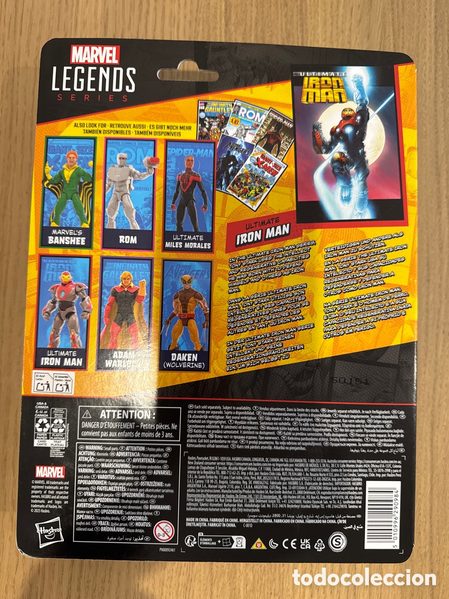 Figuras y mu&ntilde;ecos Marvel: Figura Ultimate Iron Man Marvel Legends Hasbro - Foto 2