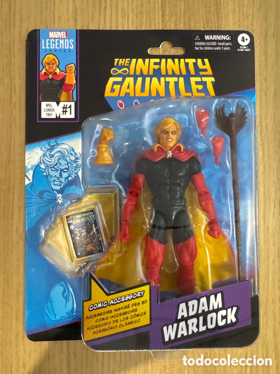 Figuras y mu&ntilde;ecos Marvel: Figura Adam Warlock The Infinity Gauntlet Marvel Legends Hasbro - Foto 1