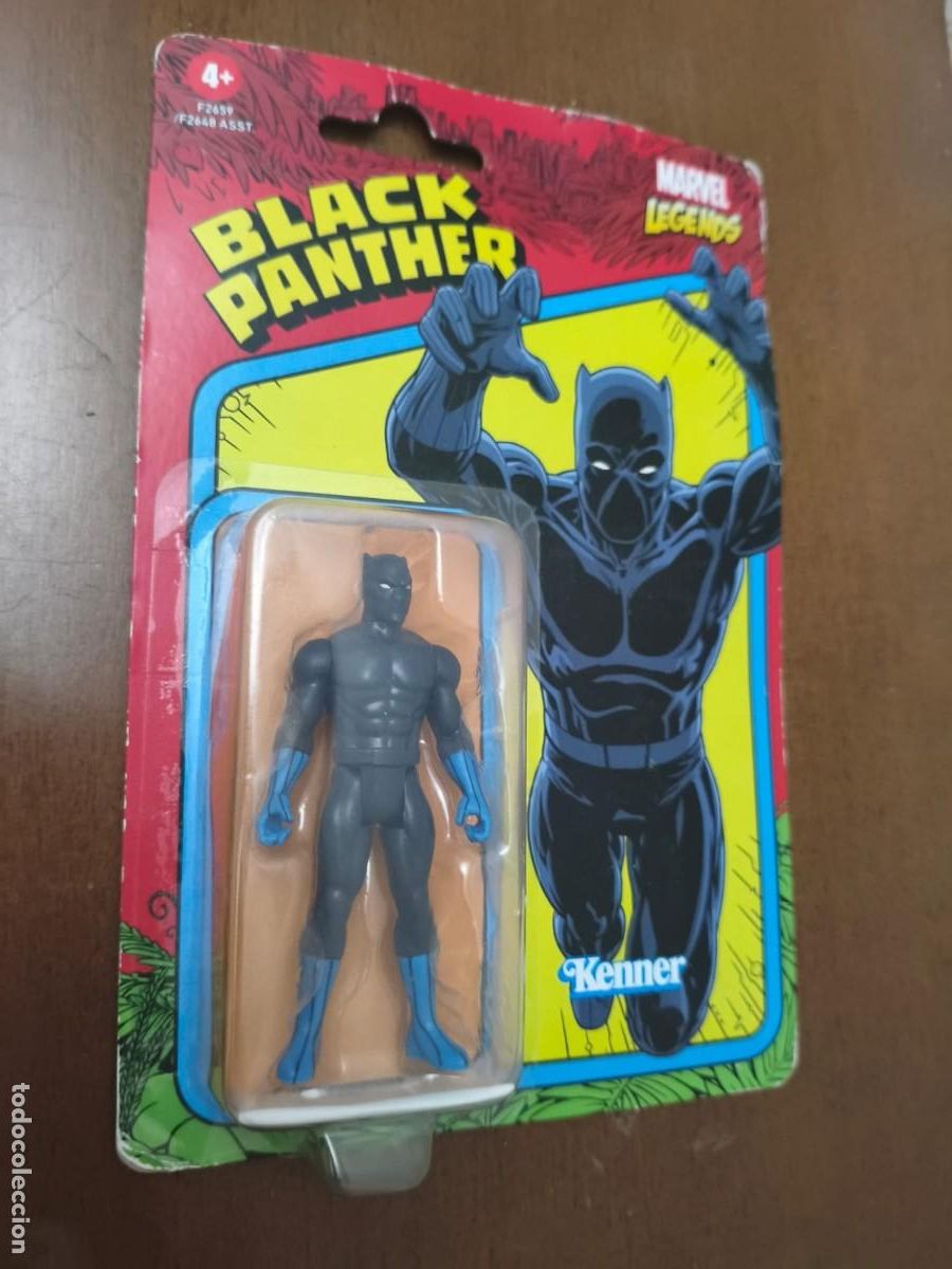 Figuras y mu&ntilde;ecos Marvel: Marvel legends retro Black Panther Pantera Negra kenner - Foto 1