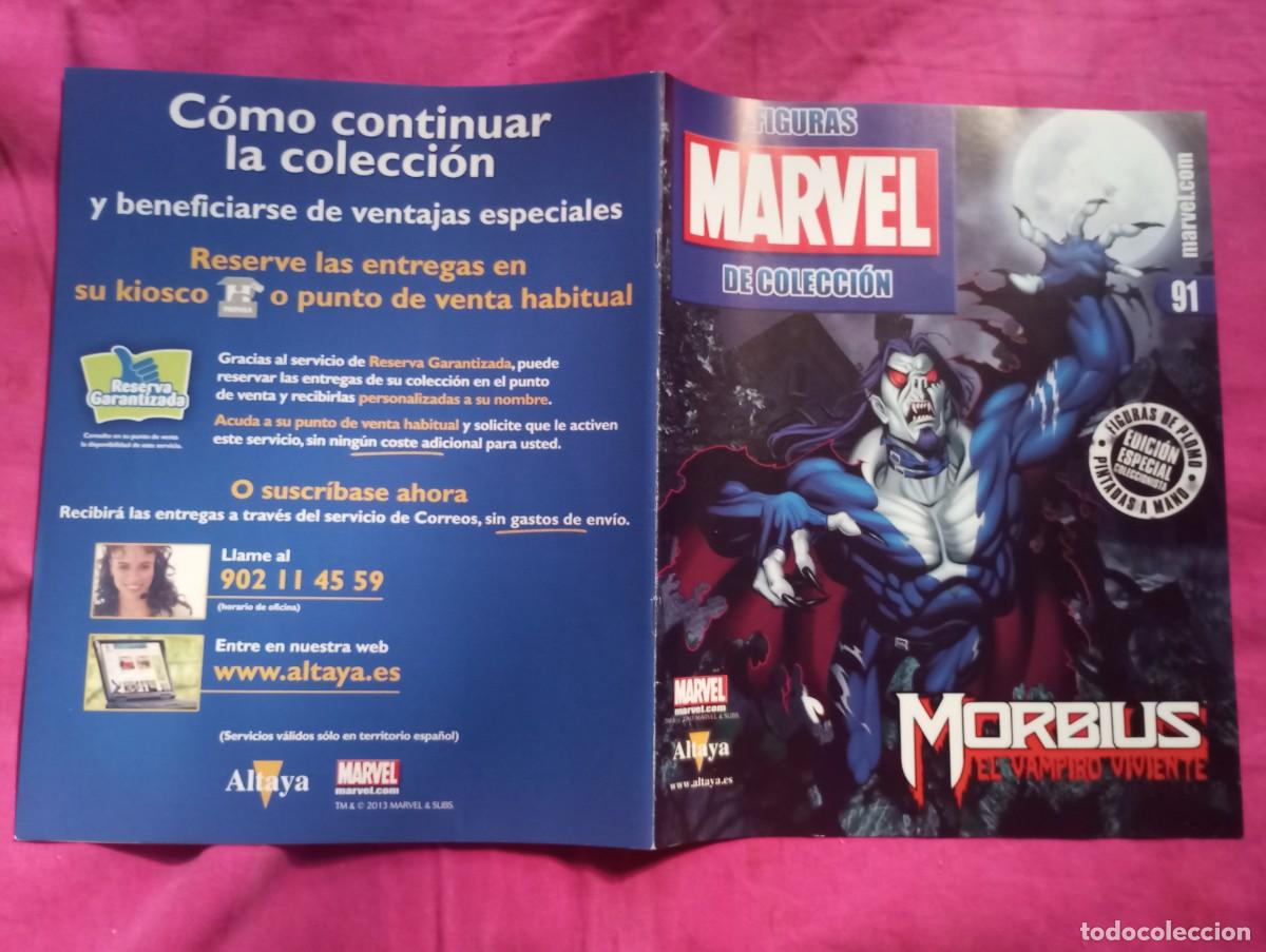 Figuras y mu&ntilde;ecos Marvel: FIGURAS MARVEL DE COLECCION 91 - MORBIUS - SOLO FASCICULO - Foto 2