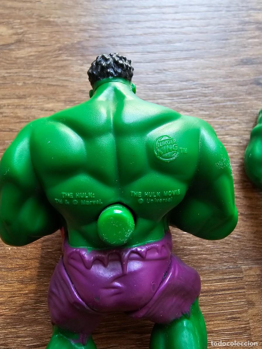 Figuras y mu&ntilde;ecos Marvel: FIGURAS THE HULK BURGER KING 2003 - Foto 4