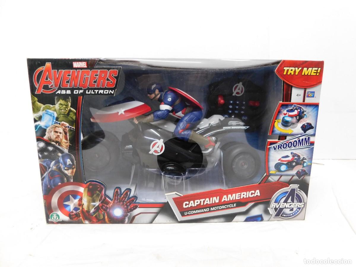 Figuras y mu&ntilde;ecos Marvel: CAPIT&Aacute;N AM&Eacute;RICA - U-COMMAND MOTORCYCLE - Foto 1