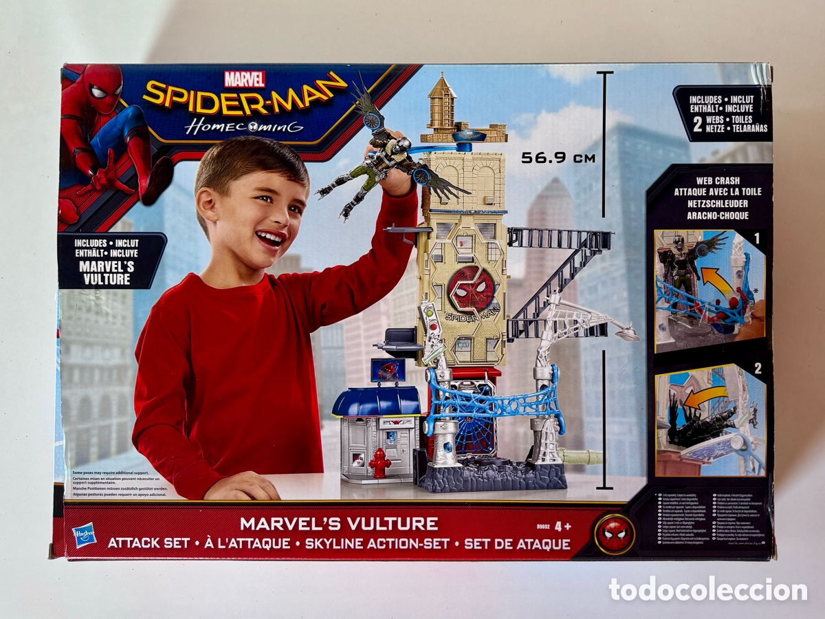 Figuras y mu&ntilde;ecos Marvel: MARVEL SPIDER-MAN VULTURE ATTACK SET - Foto 3