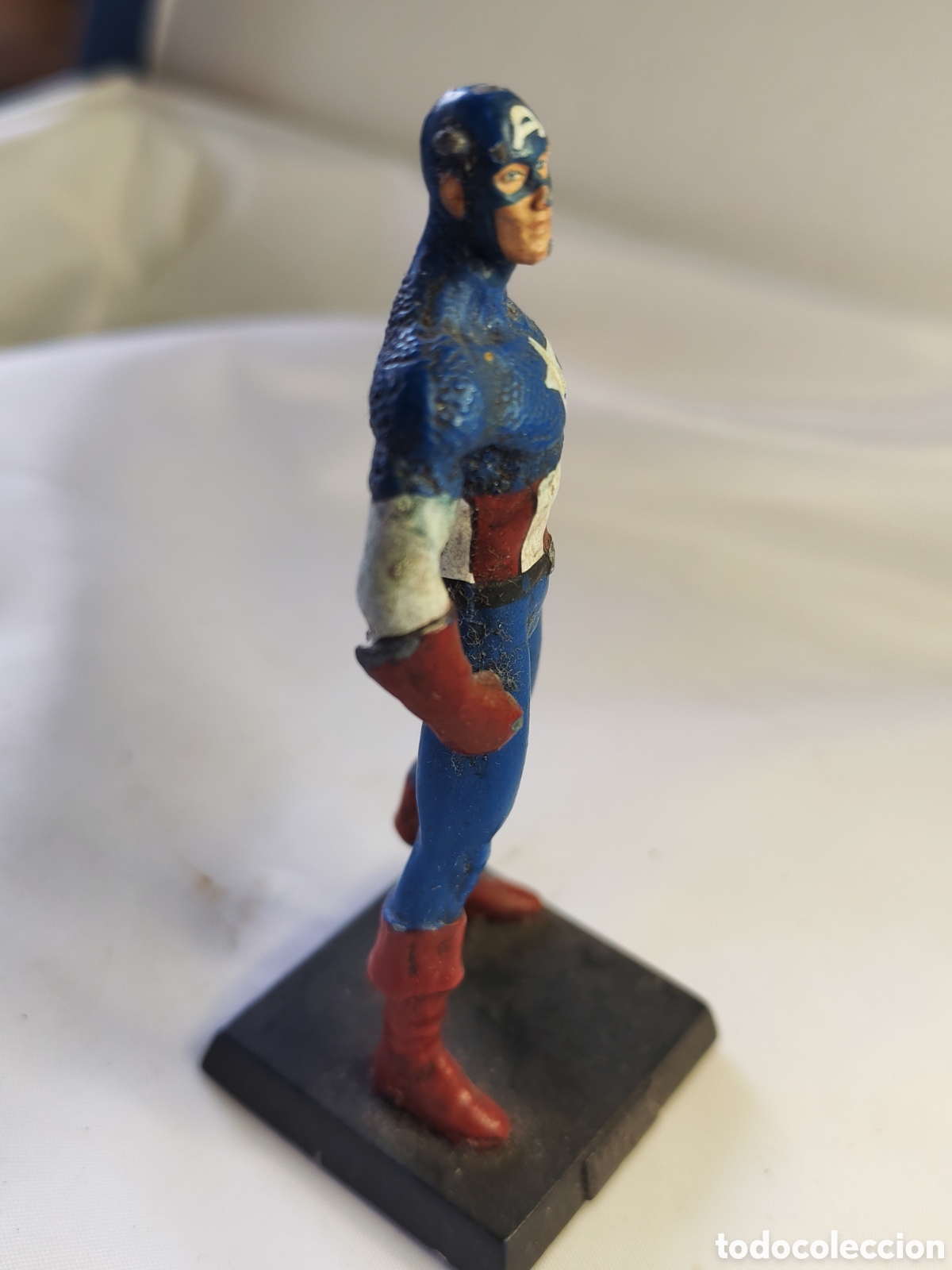 Figuras y mu&ntilde;ecos Marvel: Figura Capitan America. Marvel. Plomo 2006 - Foto 2