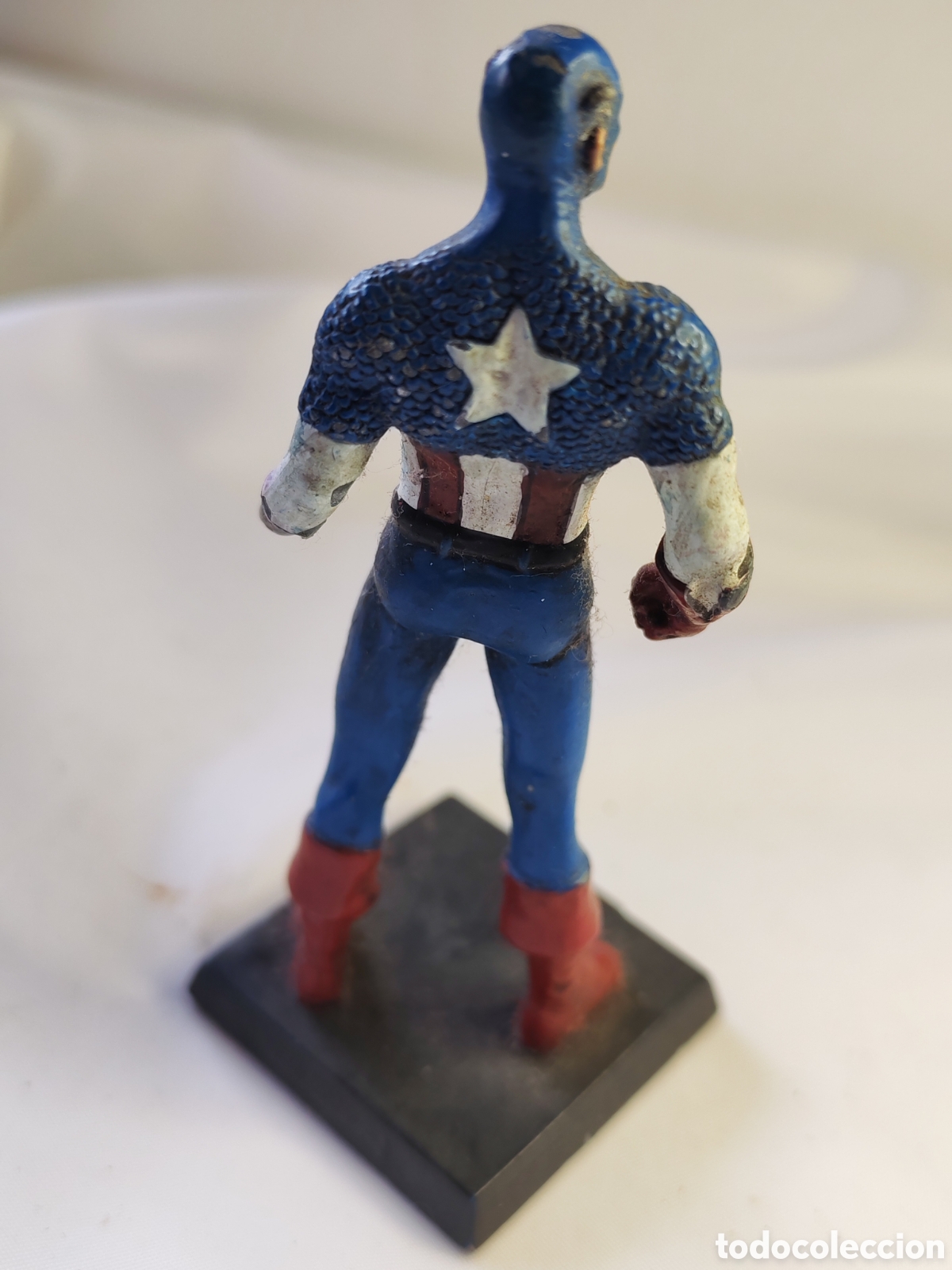 Figuras y mu&ntilde;ecos Marvel: Figura Capitan America. Marvel. Plomo 2006 - Foto 4