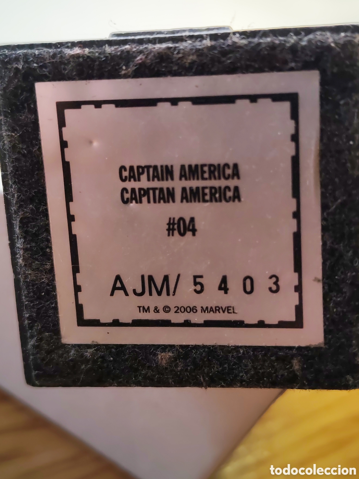 Figuras y mu&ntilde;ecos Marvel: Figura Capitan America. Marvel. Plomo 2006 - Foto 5
