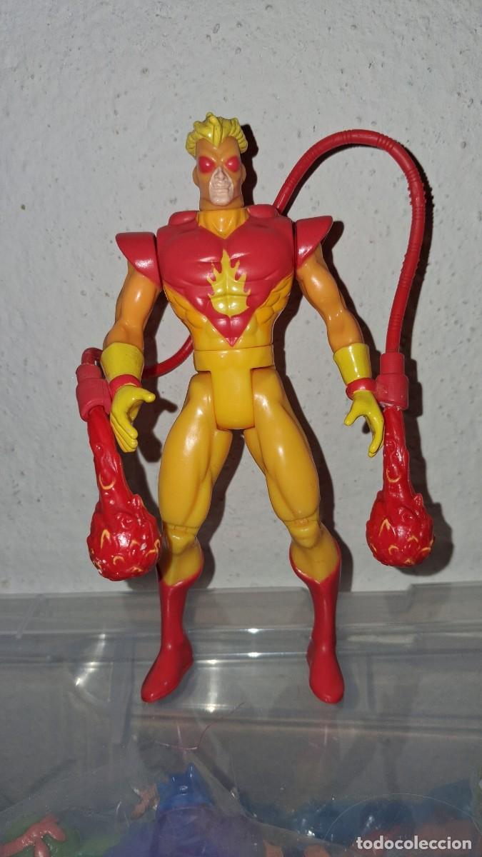 Figuras y Mu&ntilde;ecos Marvel: Figura PYROS. COMPLETA. TOYBIZ. MARVEL X-MEN