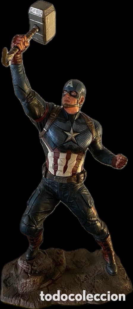 Figuras e Bonecos Marvel: Marvel Avengers Endgame Captain America PVC Figura, Multicolor, One-Size (Diamond Select Toys