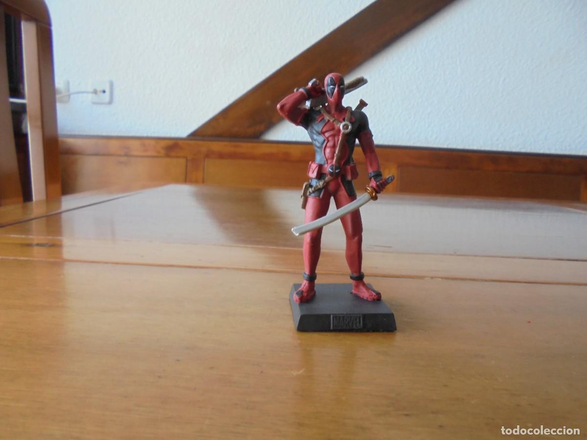 Figuras y mu&ntilde;ecos Marvel: FIGURA MARVEL PLOMO: DEADPOOL MASACRE. EAGLEMOSS PUBLICATIONS LTD. 2011 CON CAJA ORIGINAL - Foto 2