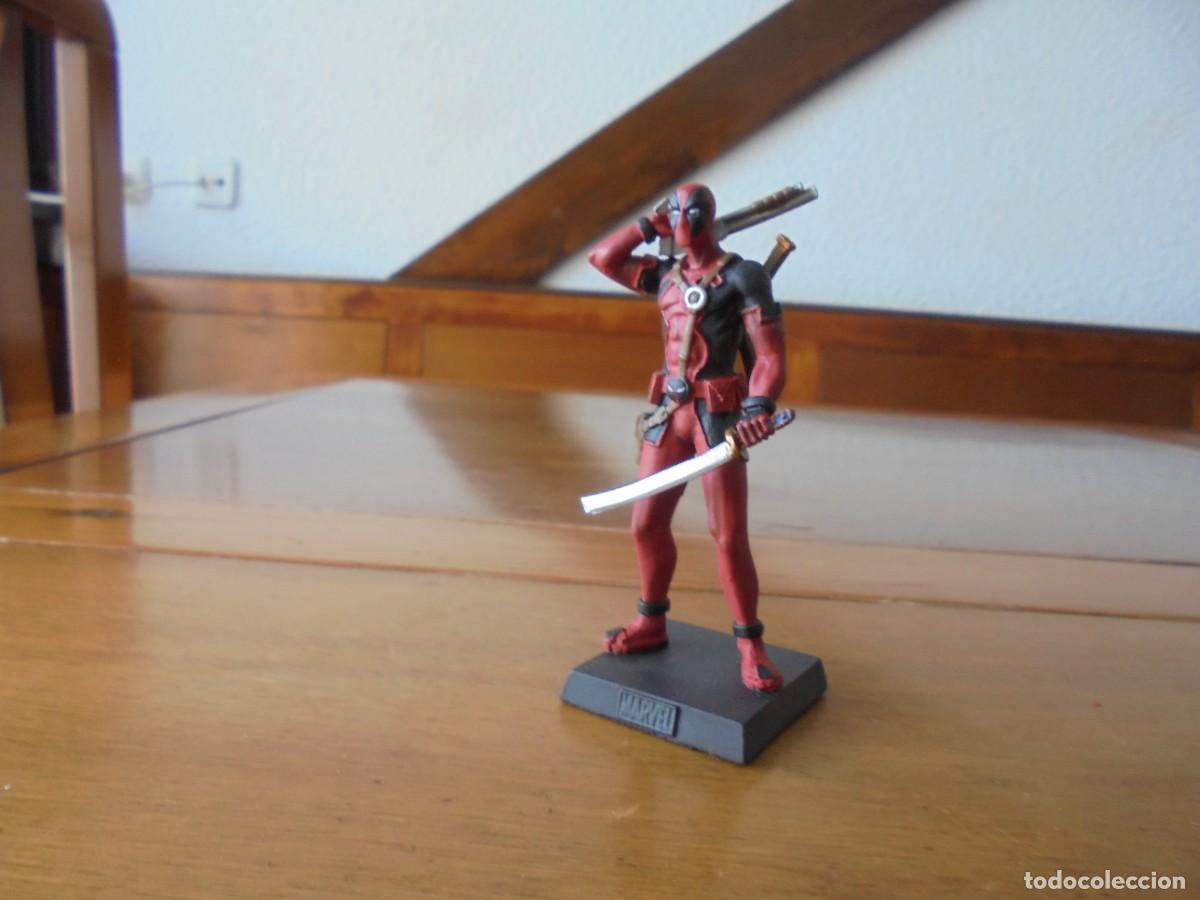 Figuras y mu&ntilde;ecos Marvel: FIGURA MARVEL PLOMO: DEADPOOL MASACRE. EAGLEMOSS PUBLICATIONS LTD. 2011 CON CAJA ORIGINAL - Foto 3