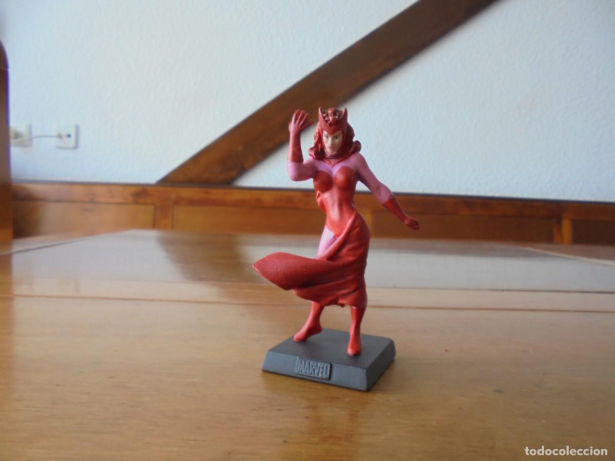 Figuras y Mu&ntilde;ecos Marvel: FIGURA MARVEL PLOMO: BRUJA ESCARLATA SCARLET WITCH EAGLEMOSS PUBLICATIONS LTD 2011 CON CAJA ORIGINAL