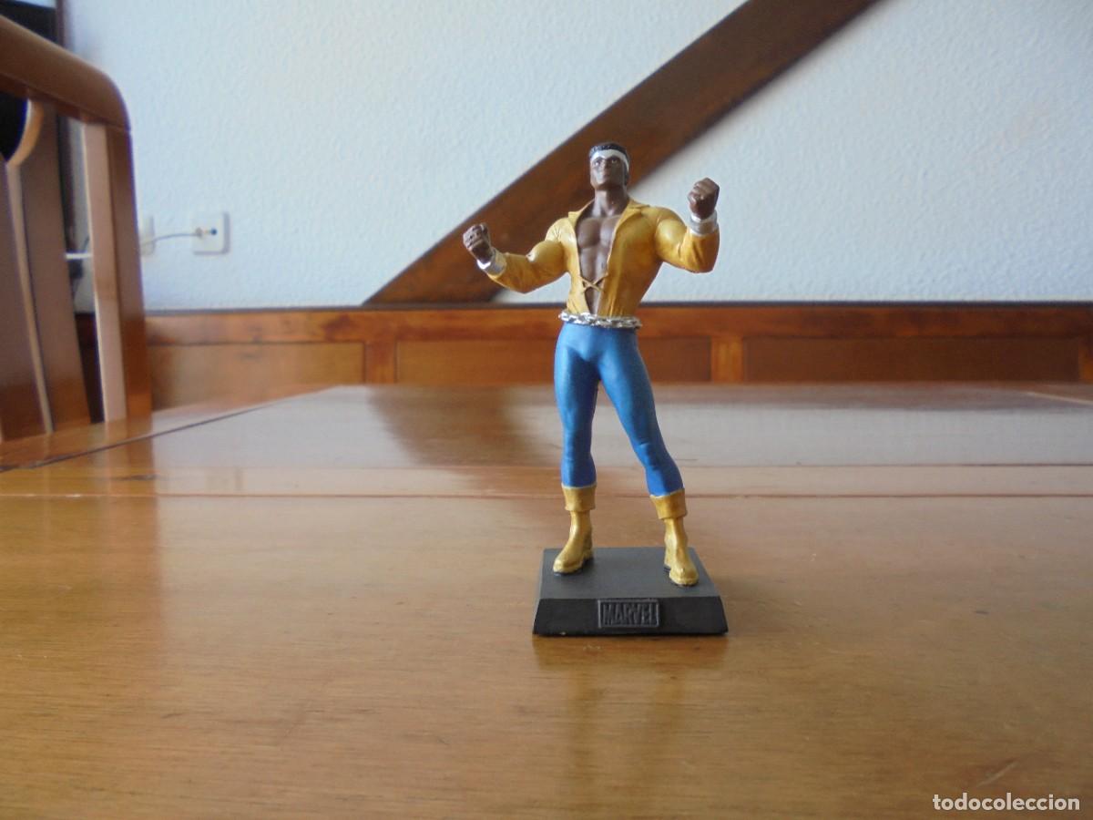 Figuras y Mu&ntilde;ecos Marvel: FIGURA MARVEL PLOMO: LUKE CAGE EAGLEMOSS PUBLICATIONS LTD 2011 CON CAJA ORIGINAL