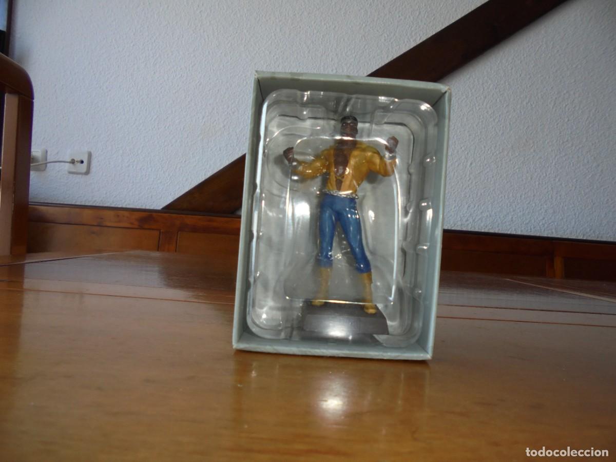Figuras y mu&ntilde;ecos Marvel: FIGURA MARVEL PLOMO: LUKE CAGE EAGLEMOSS PUBLICATIONS LTD 2011 CON CAJA ORIGINAL - Foto 3