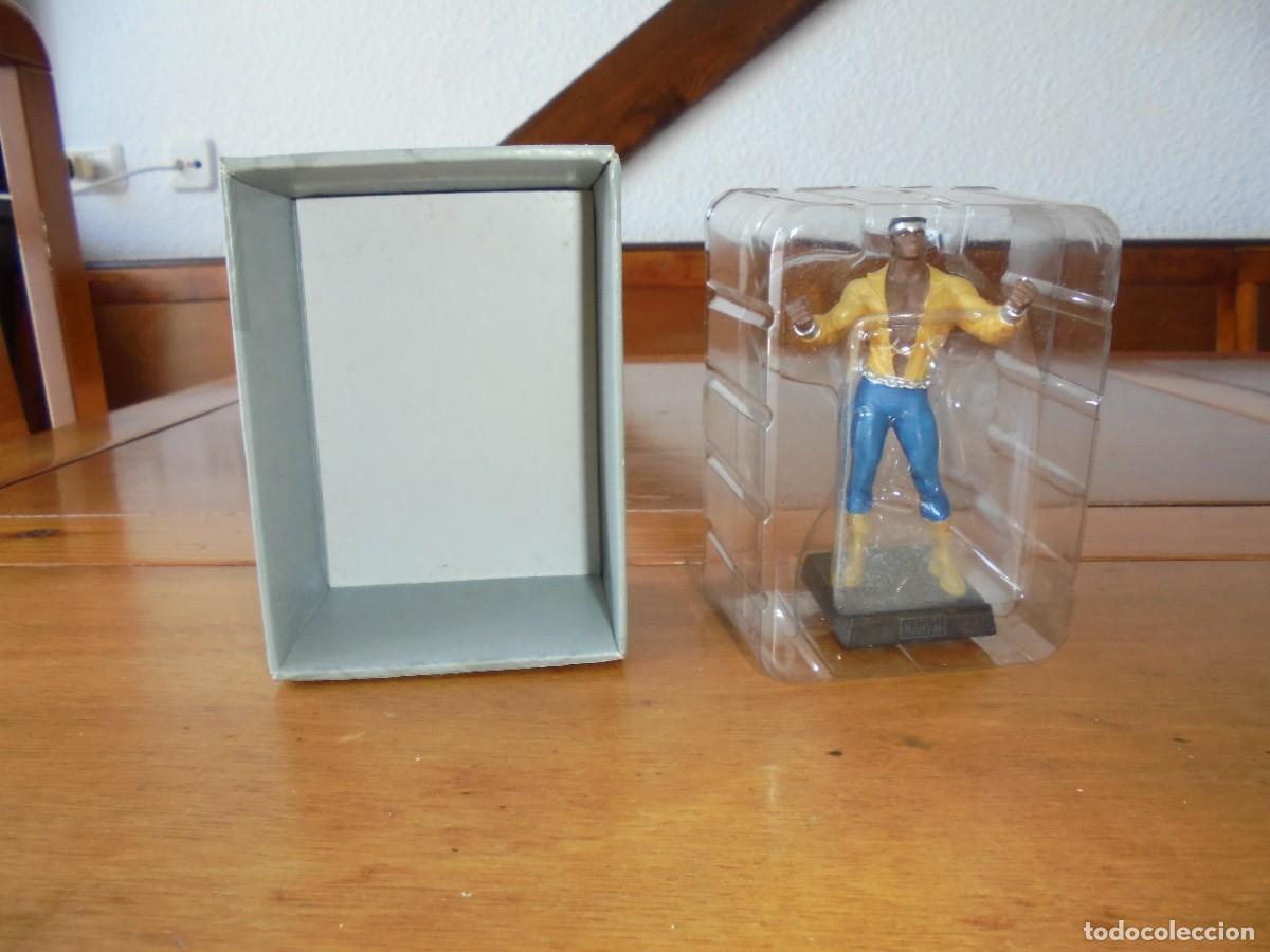 Figuras y mu&ntilde;ecos Marvel: FIGURA MARVEL PLOMO: LUKE CAGE EAGLEMOSS PUBLICATIONS LTD 2011 CON CAJA ORIGINAL - Foto 7