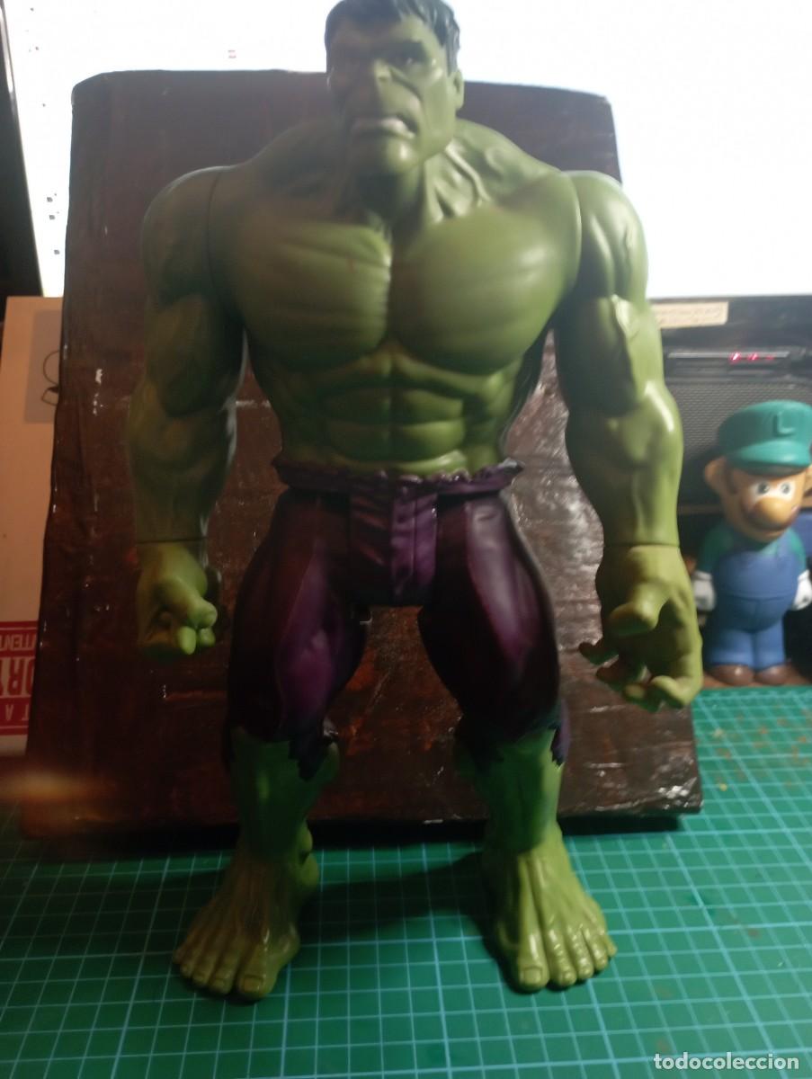 Figuras y Mu&ntilde;ecos Marvel: 155- Figura Hulk Marvel Avengers - Hasbro 30 cm en muy buen