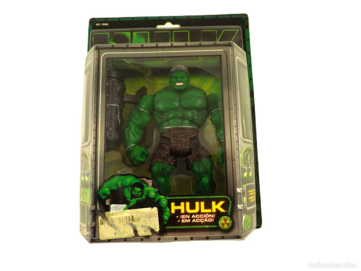 Figuras y Mu&ntilde;ecos Marvel: Marvel. Hulk En acci&oacute;n. Super articulado. Toy Biz