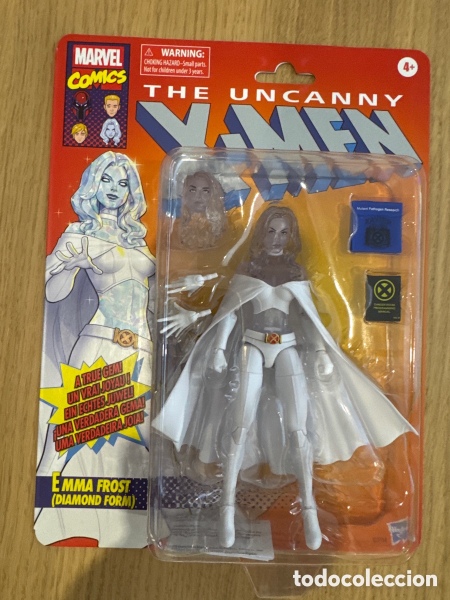 Figuras y Mu&ntilde;ecos Marvel: Figura Emma Frost Diamond Form Marvel Legends Hasbro