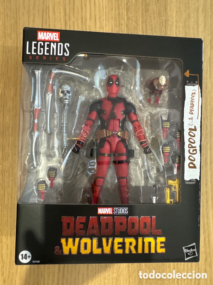 Figuras y Mu&ntilde;ecos Marvel: Figura Deadpool y Dogpool Deadpool y Wolverine Marvel Legends Hasbro