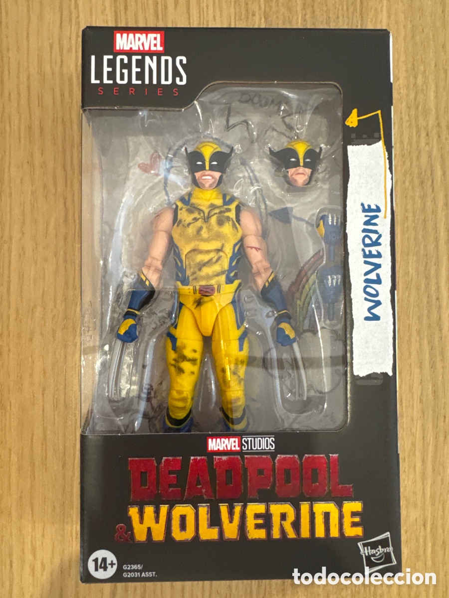 Figuras y Mu&ntilde;ecos Marvel: Figura Lobezno Damaged Deadpool & Wolverine Marvel Legends Hasbro