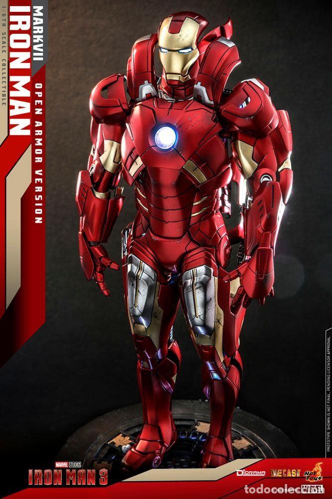 Figuras y Mu&ntilde;ecos Marvel: Figura Iron Man 3 Mark VII Open Armor Version Escala 1/6 Hot Toys
