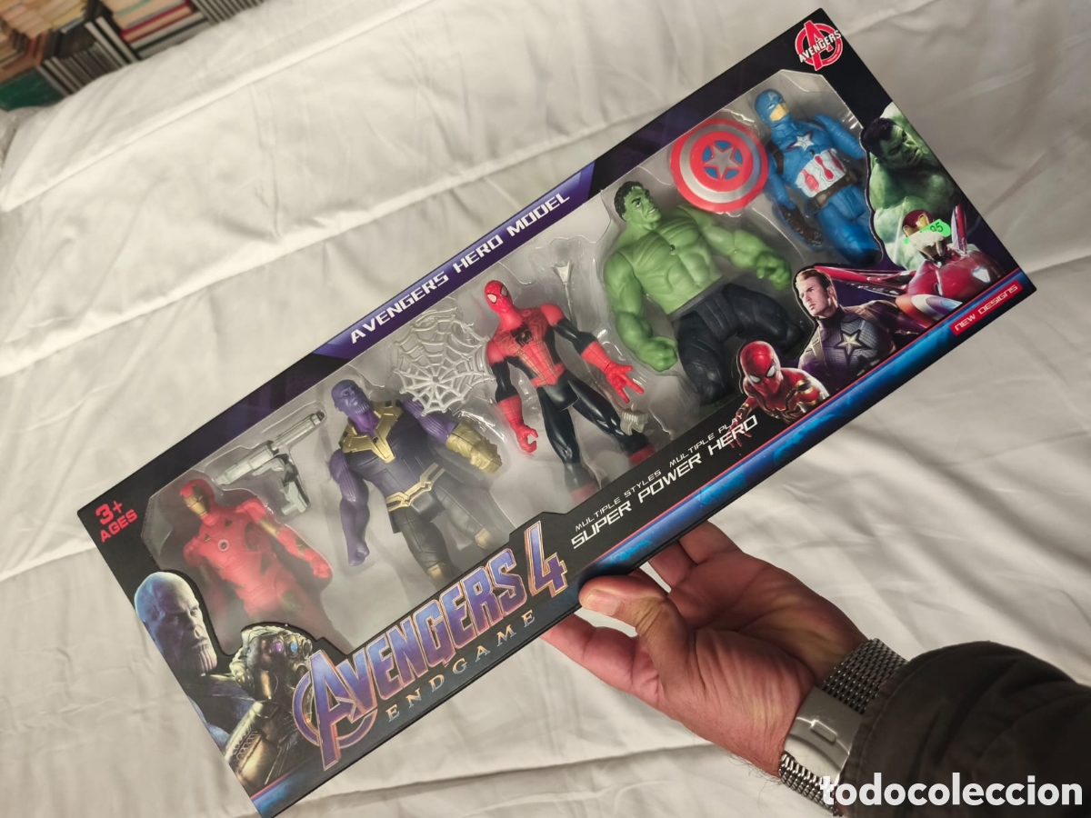 Figuras y Mu&ntilde;ecos Marvel: Set de figuras de accion Avengers 4 Endgamer. 13-15 cm.