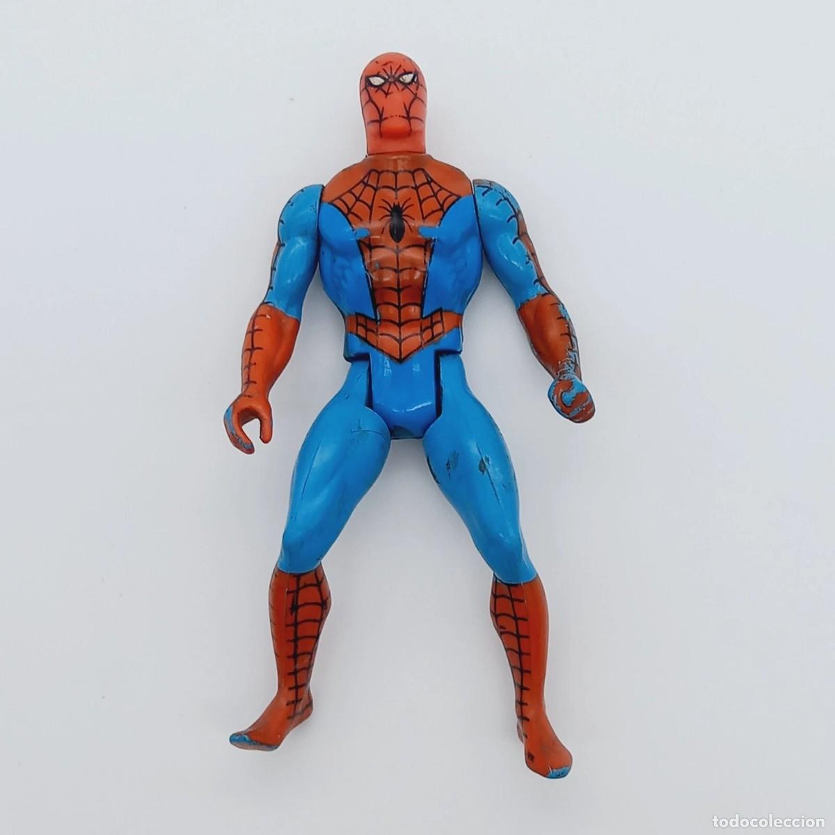 Figures and Dolls Marvel : vintage mu&ntilde;eco articulado Spider-Man Marvel 1984 Spiderman Secret Wars Francia