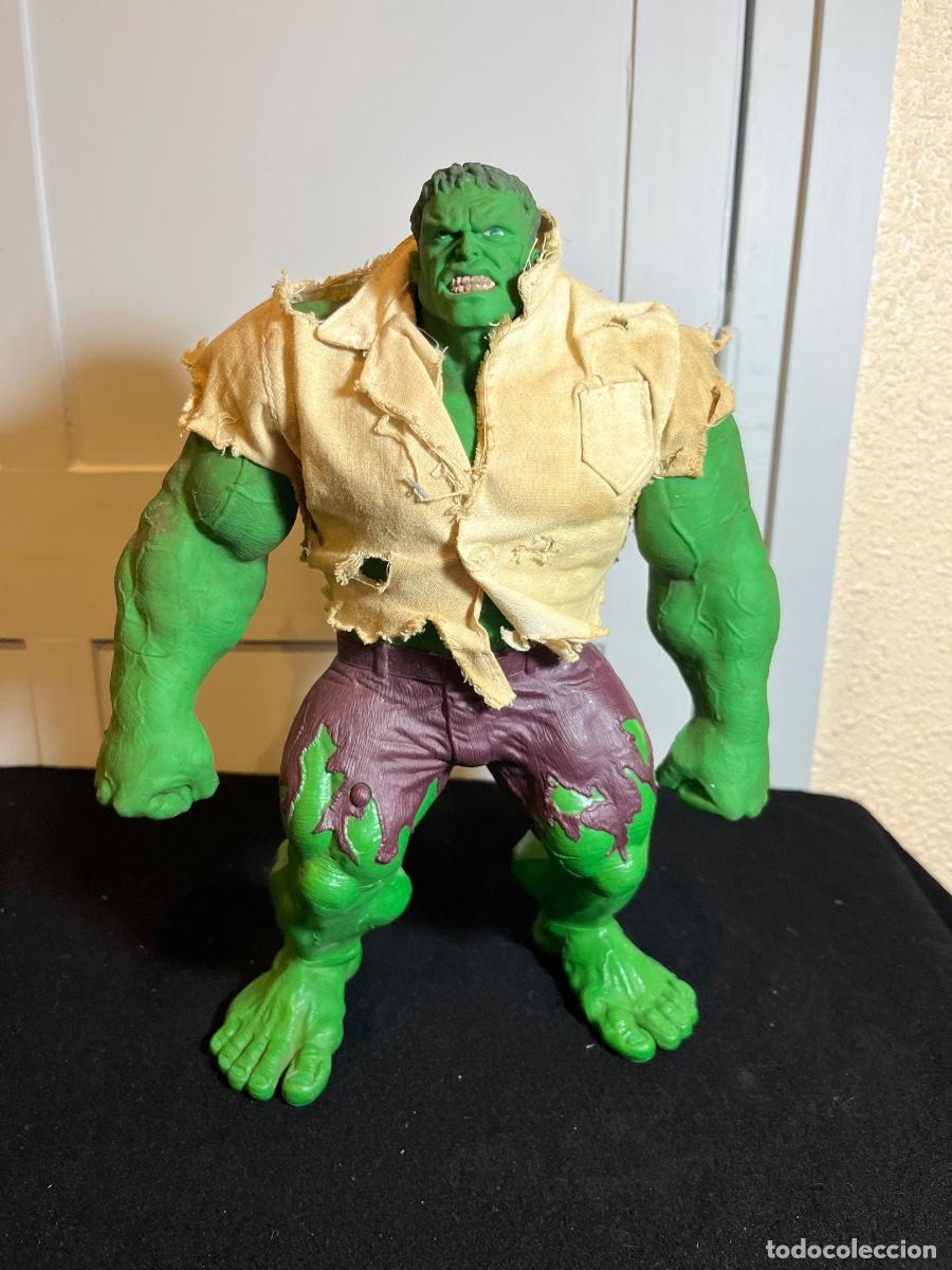 Figurines et Jouets Marvel: Figura Hulk Stretch N Roar Toy Biz 2003 electr&oacute;nica Marvel Universal sonido funciona 33cm